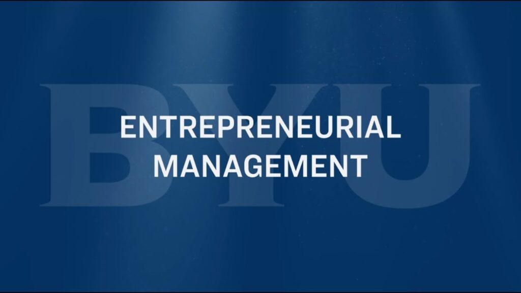 entrepreneurship managment